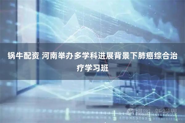 锅牛配资 河南举办多学科进展背景下肺癌综合治疗学习班